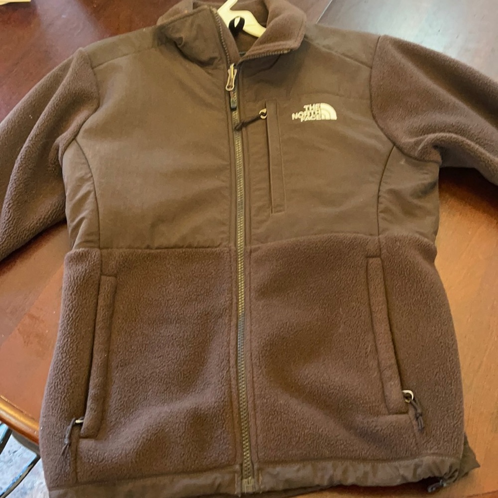 Brown North Face Fleece Jacket
